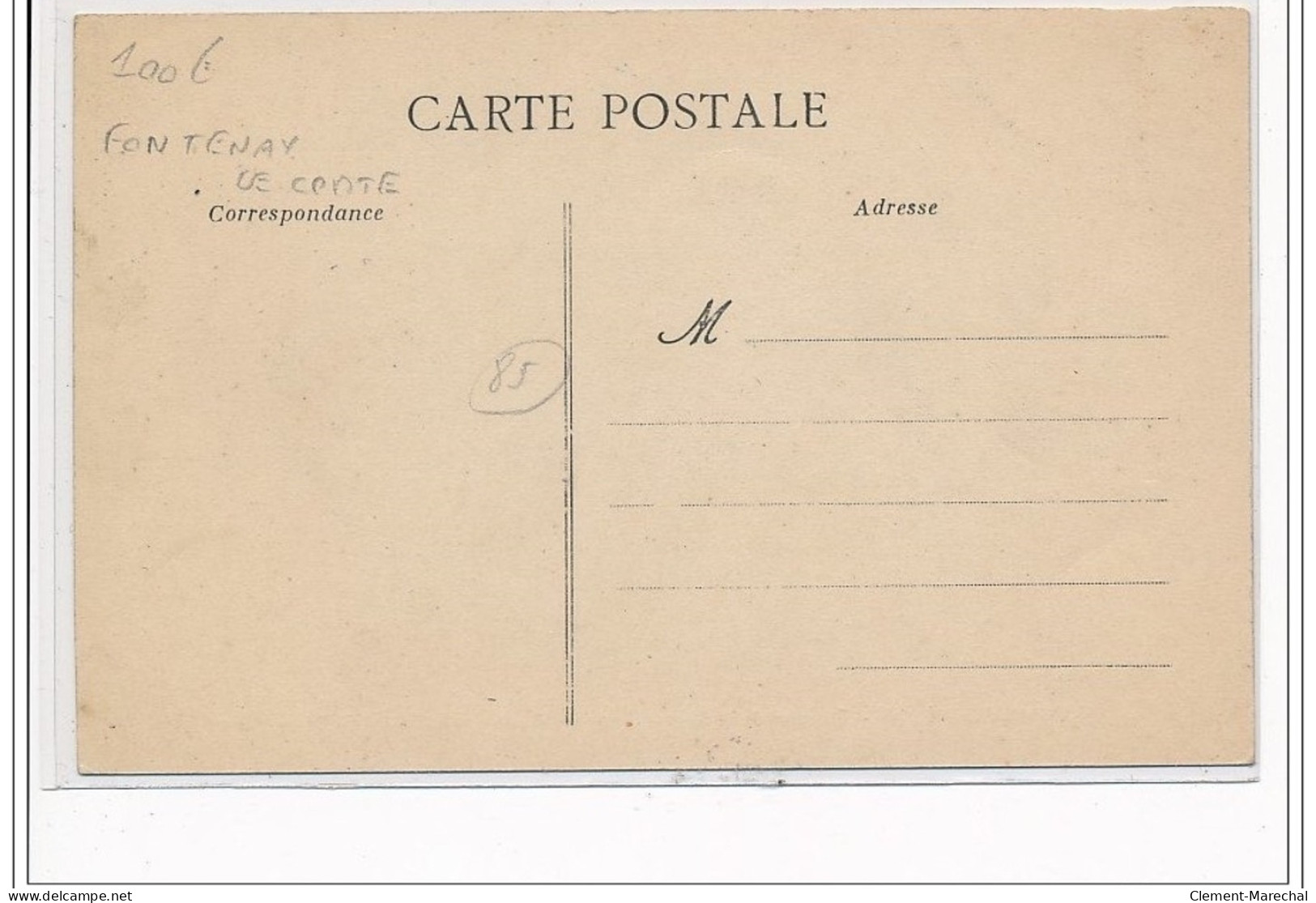 FONTENAY LE COMTE : Cavalcade 1913 - Quartier De La Gare : Inauguration Du Tram Fontenay-L'Hermenault - Très Bon état - Fontenay Le Comte