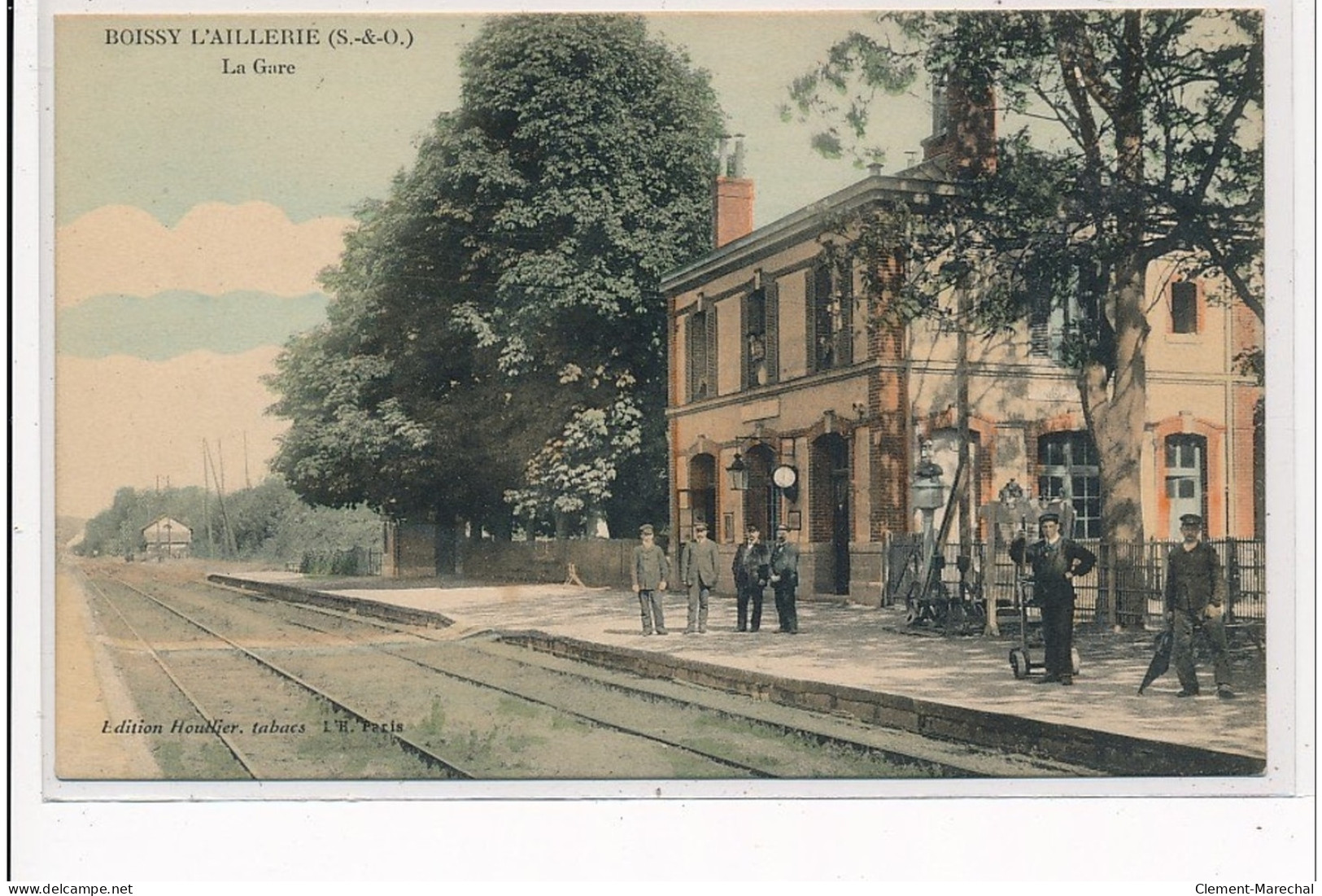 BOISSY L'AILLERIE - La Gare - Très Bon état - Boissy-l'Aillerie