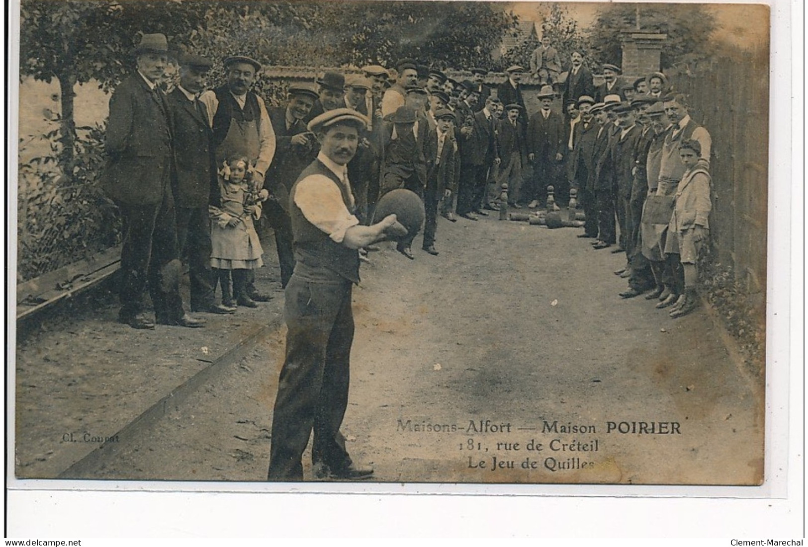 MAISONS ALFORT - Maison Poirier 181, Rue De Créteil - Le Jeu De Quilles - JEUX - état - Maisons Alfort