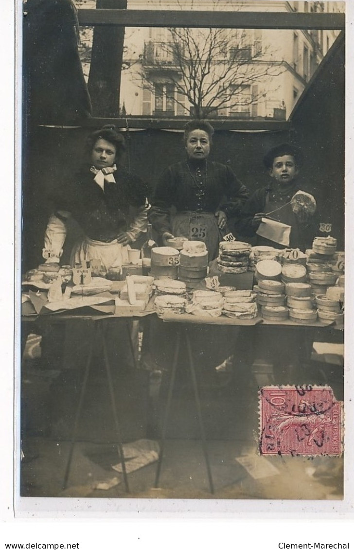 MONTREUIL - CARTE PHOTO - Marchandes De Fromages - Très Bon état - Montreuil