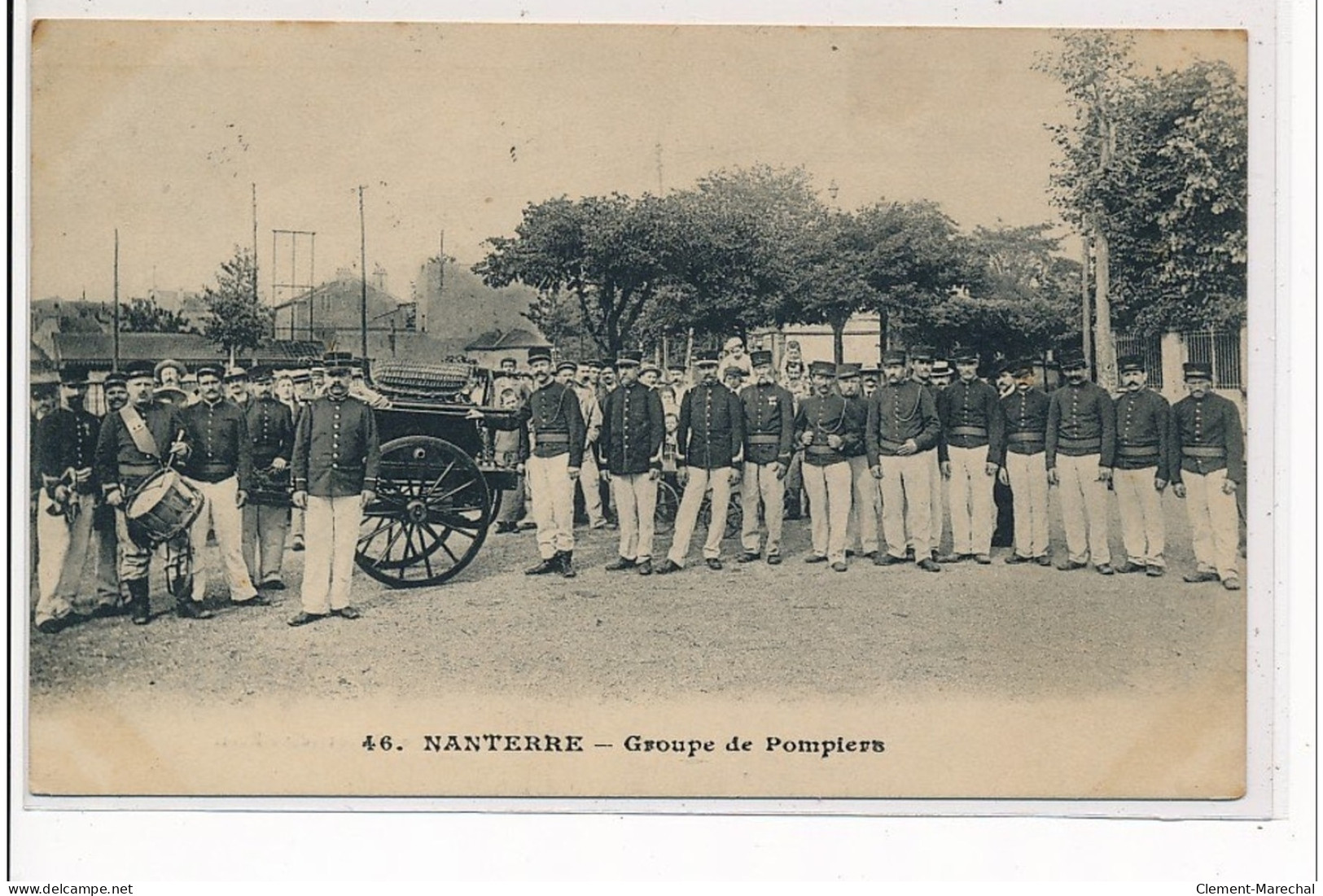 NANTERRE - Groupe De Pompiers - Très Bon état - Nanterre