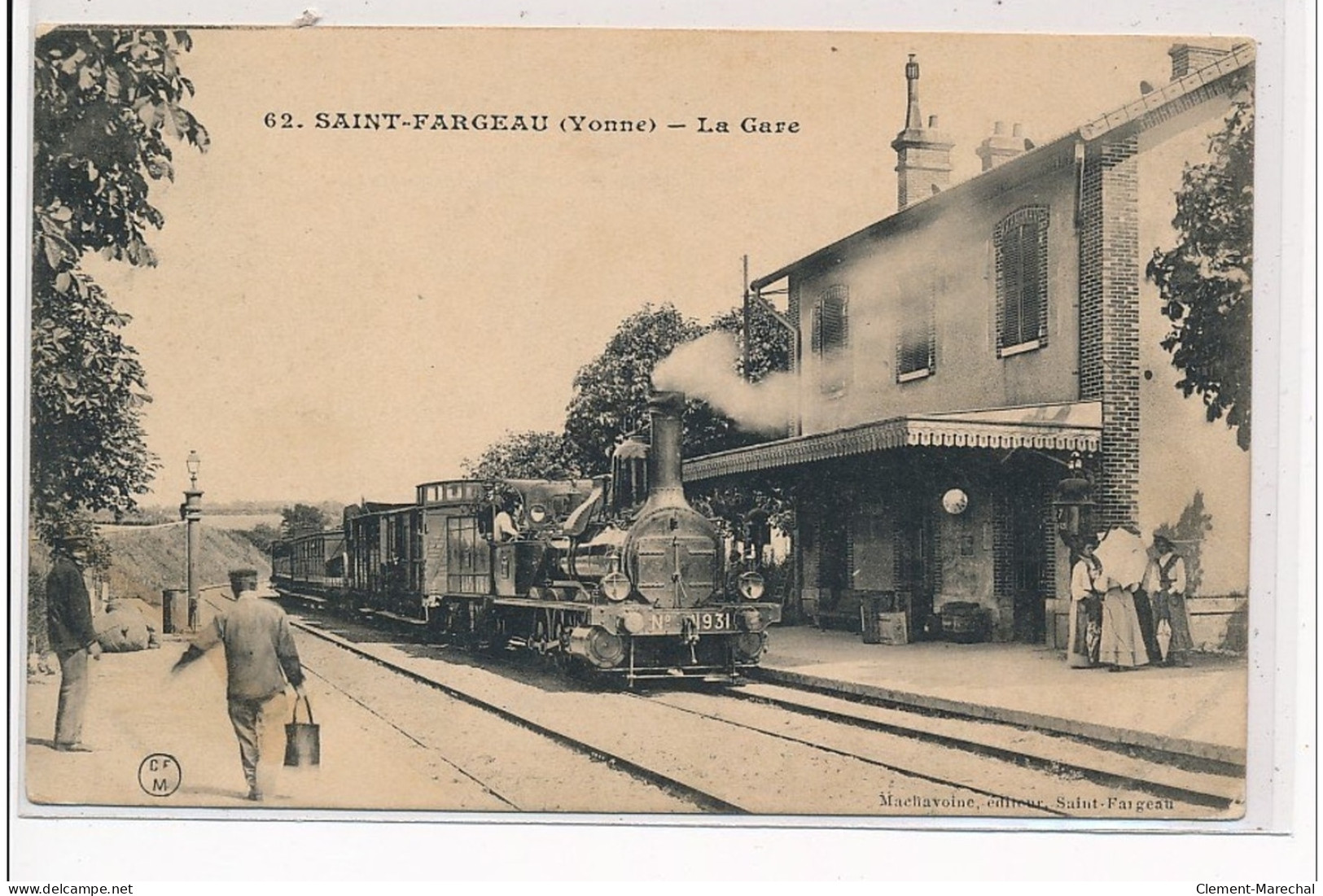 SAINT FARGEAU - La Gare - Très Bon état - Saint Fargeau