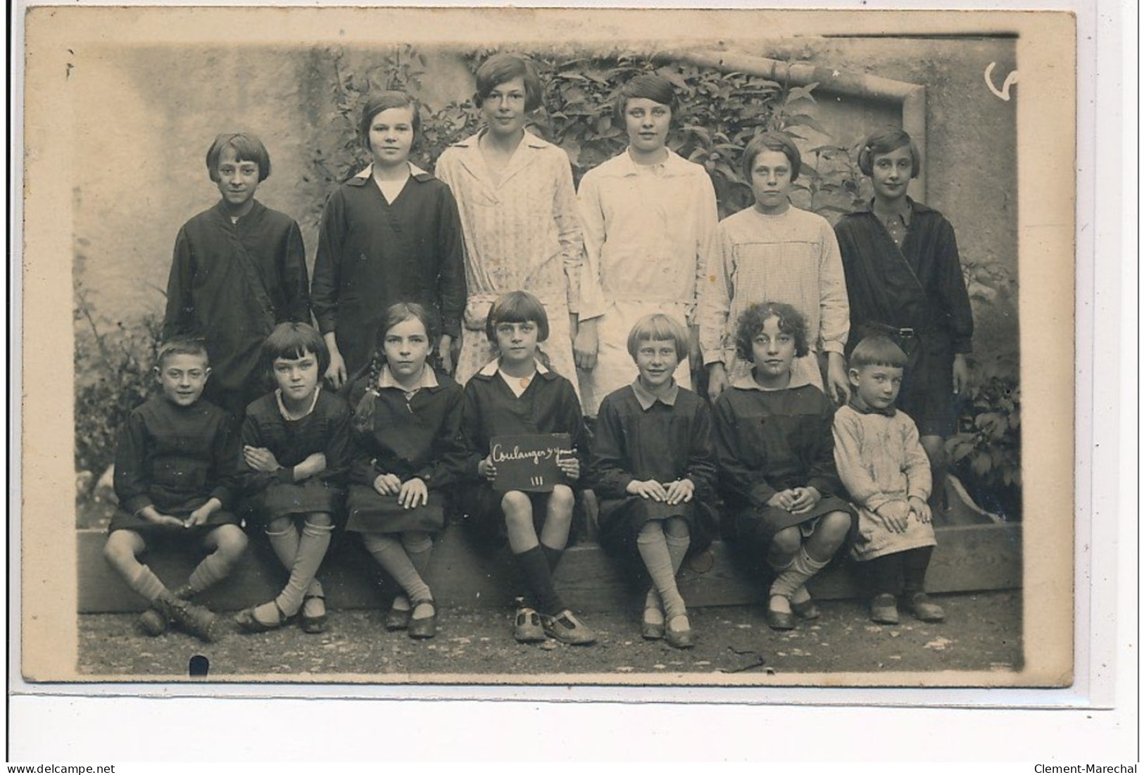 COULANGES - CARTE PHOTO - Photo De Classe - Très Bon état - Coulanges Sur Yonne