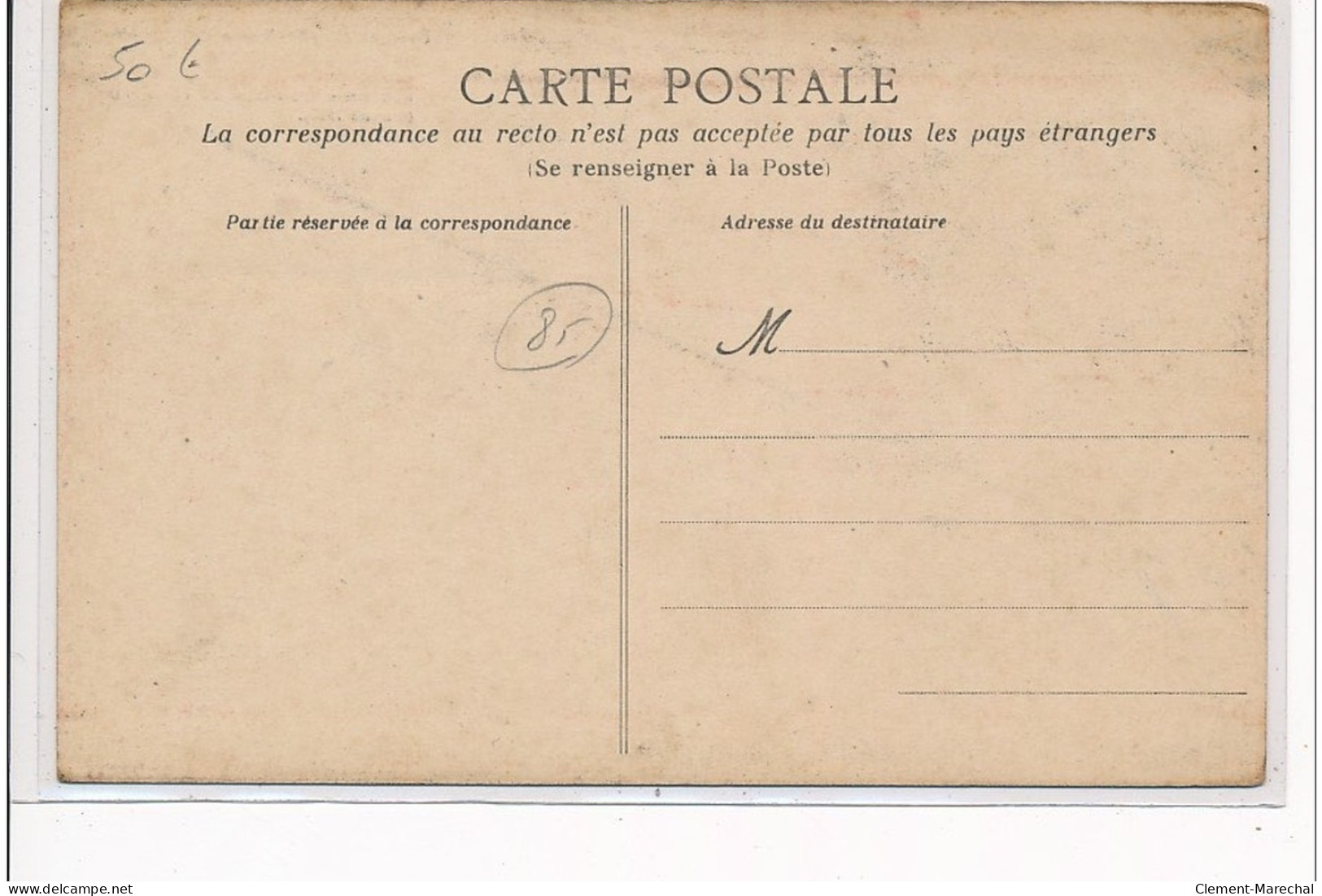 Deux Enfants De L'école De SAINT ANDRE GOULE D'OIE Découvrent Le Cruifix Caché Par Une Carte... 1907 - Très Bon état - Altri & Non Classificati