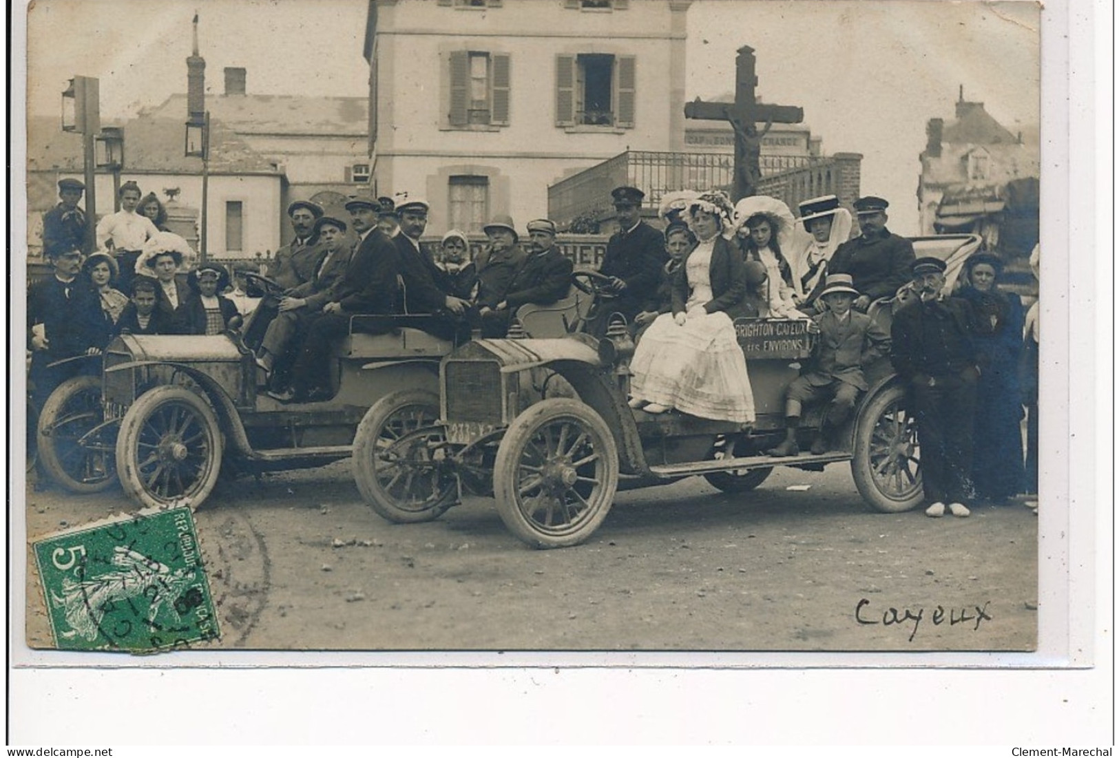 CAYEUX SUR MER - CARTE PHOTO - COURSE AUTOMOBILE - Très Bon état - Cayeux Sur Mer