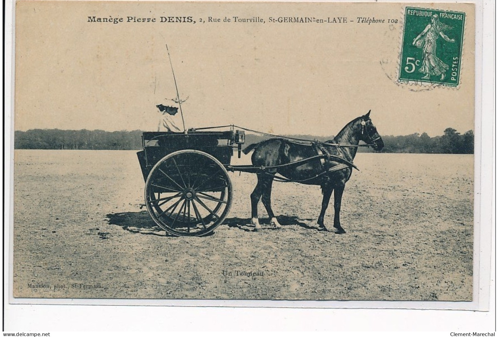 SAINT GERMAIN EN LAYE - Manège Pierre Denis, 2, Rue De Tourville - CHEVAL - EQUITATION - Très Bon état - St. Germain En Laye