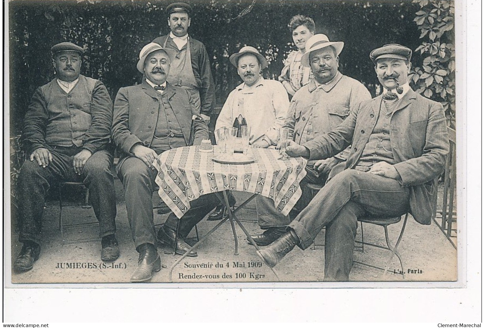 JUMIEGES - Souvenir Du 4 Mai 1909 - Rendez-vous Des 100kg - Très Bon état - Jumieges