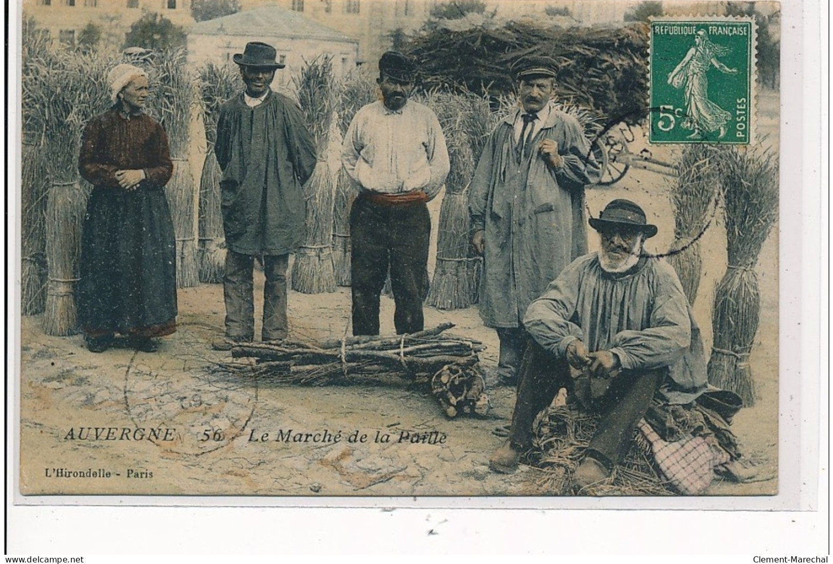 AUVERGNE - Le Marché De La Paille - Très Bon état - Auvergne Types D'Auvergne