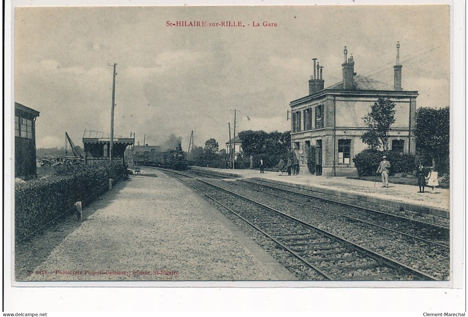 SAINT HILAIRE SUR RILLE - La Gare - Très Bon état - Autres & Non Classés