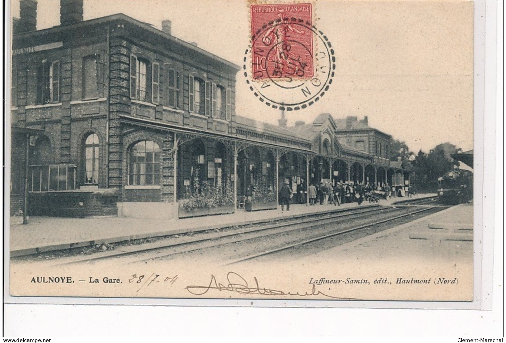 AULNOYE - La Gare - Très Bon état - Aulnoye