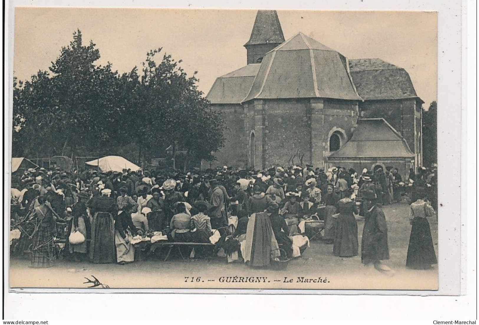 GUERIGNY - Le Marché - Très Bon état - Guerigny