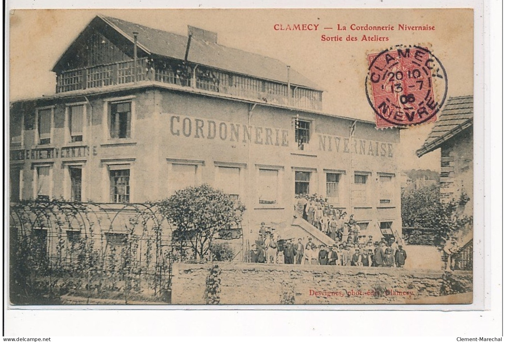 CLAMECY - La Cordonnerie Nivernaise - Sortie Des Ateliers - Très Bon état - Clamecy