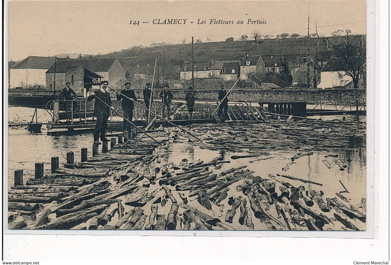 CLAMECY 1904 - Ls Flotteurs Au Pertuis - Très Bon état - Clamecy