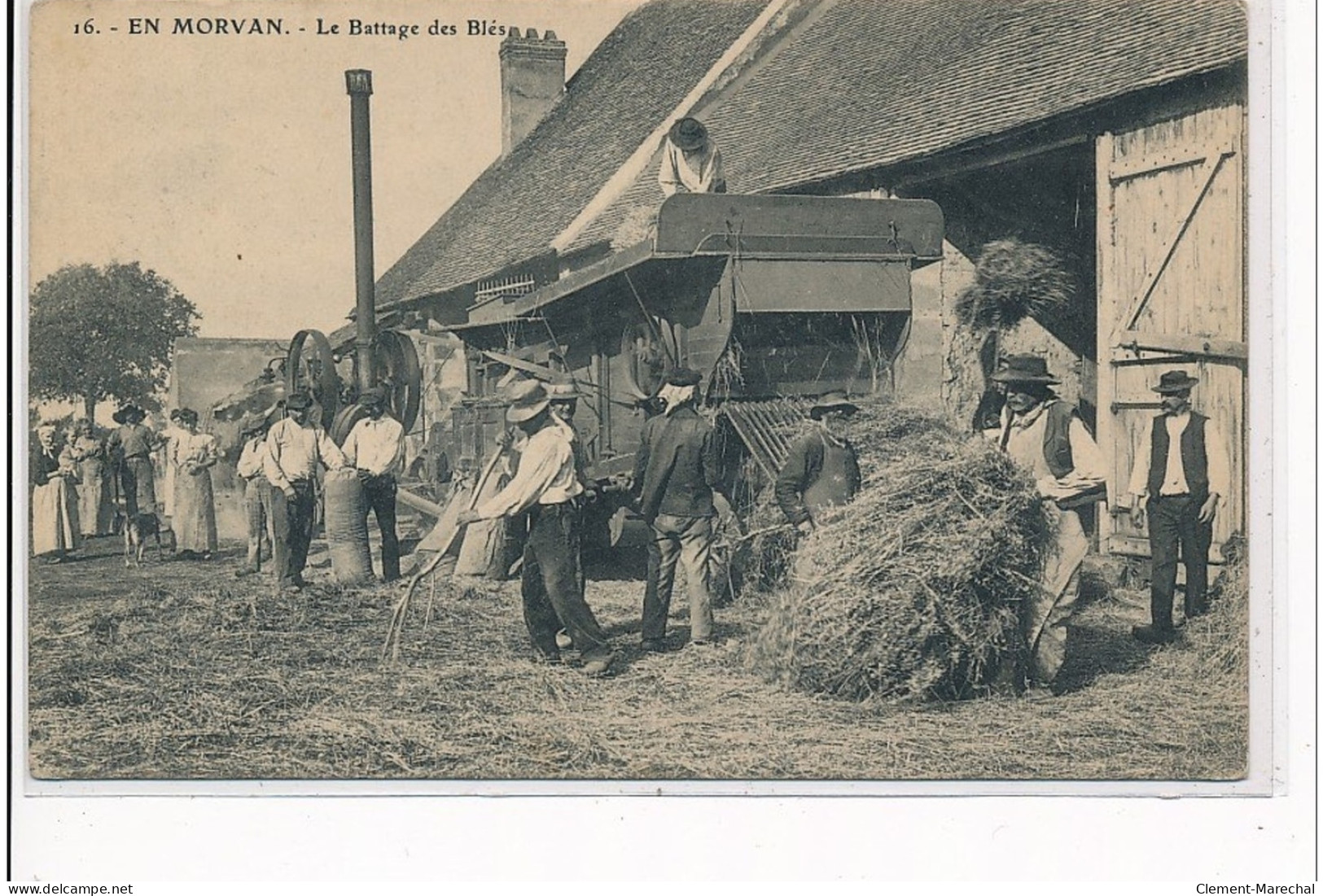 EN MORVAN - Le Battage Des Blés - Très Bon état - Altri & Non Classificati