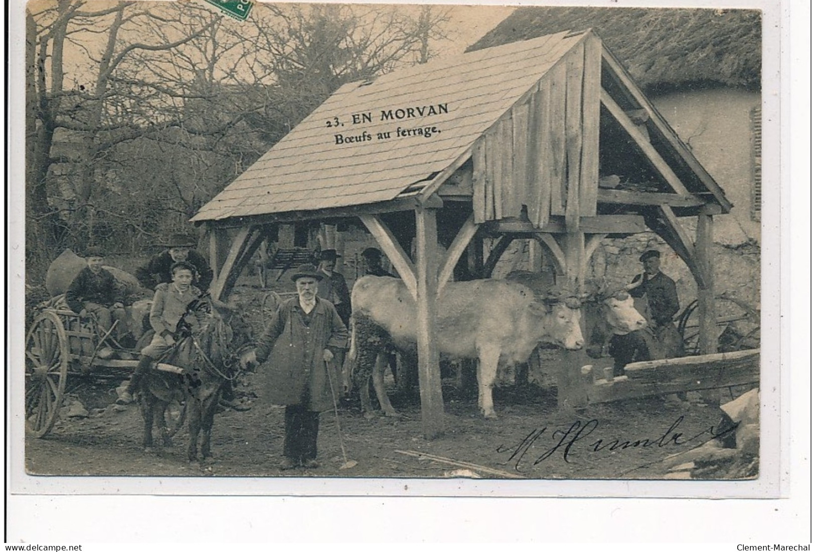 EN MORVAN - Boeufs Au Ferrage - Très Bon état - Other & Unclassified