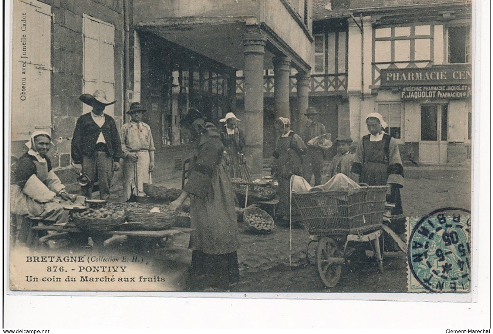 PONTIVY - Un Coin Du Marché Aux Fruits - Très Bon état - Pontivy