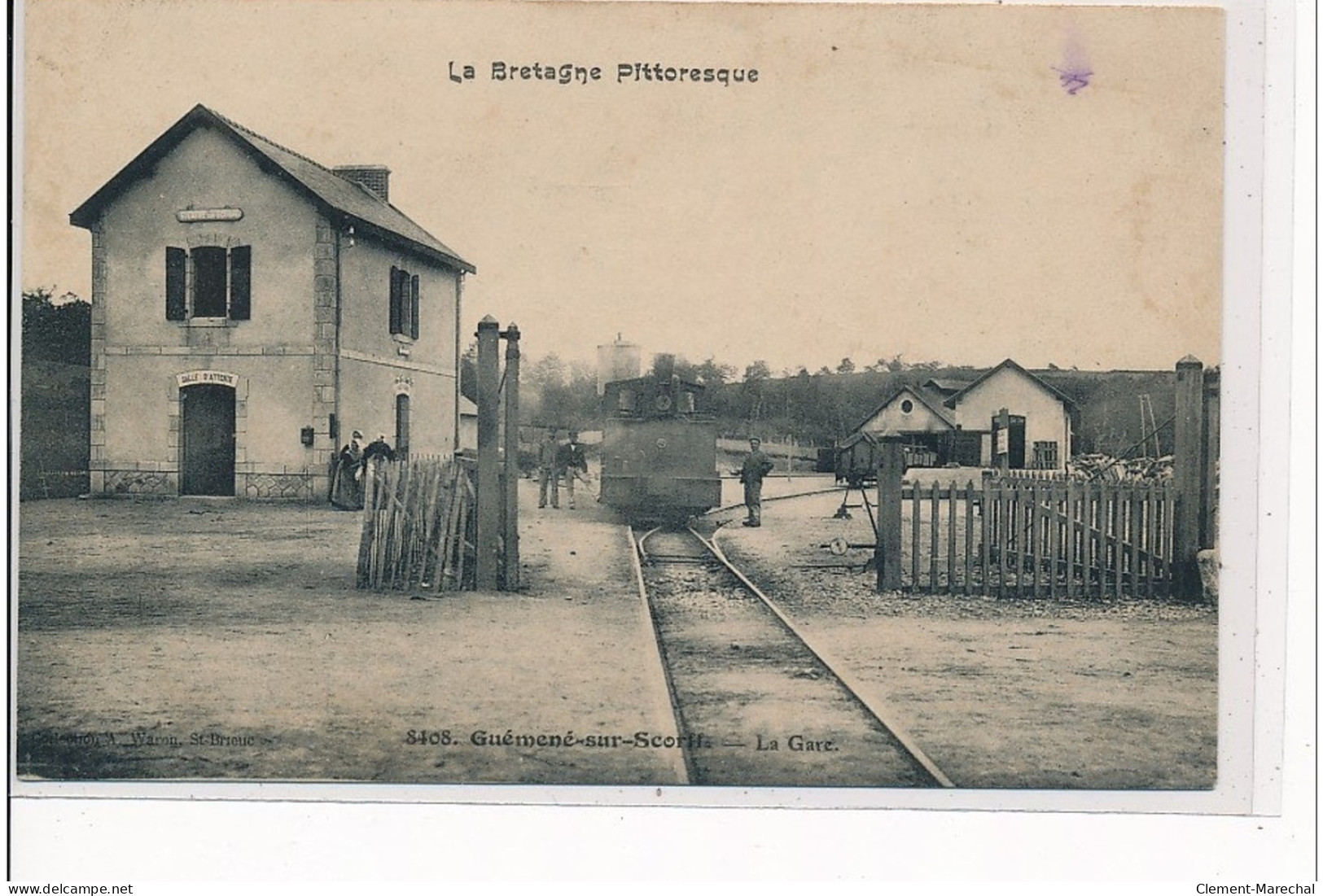 GUEMENE SUR SCORFF - La Gare - Très Bon état - Guemene Sur Scorff