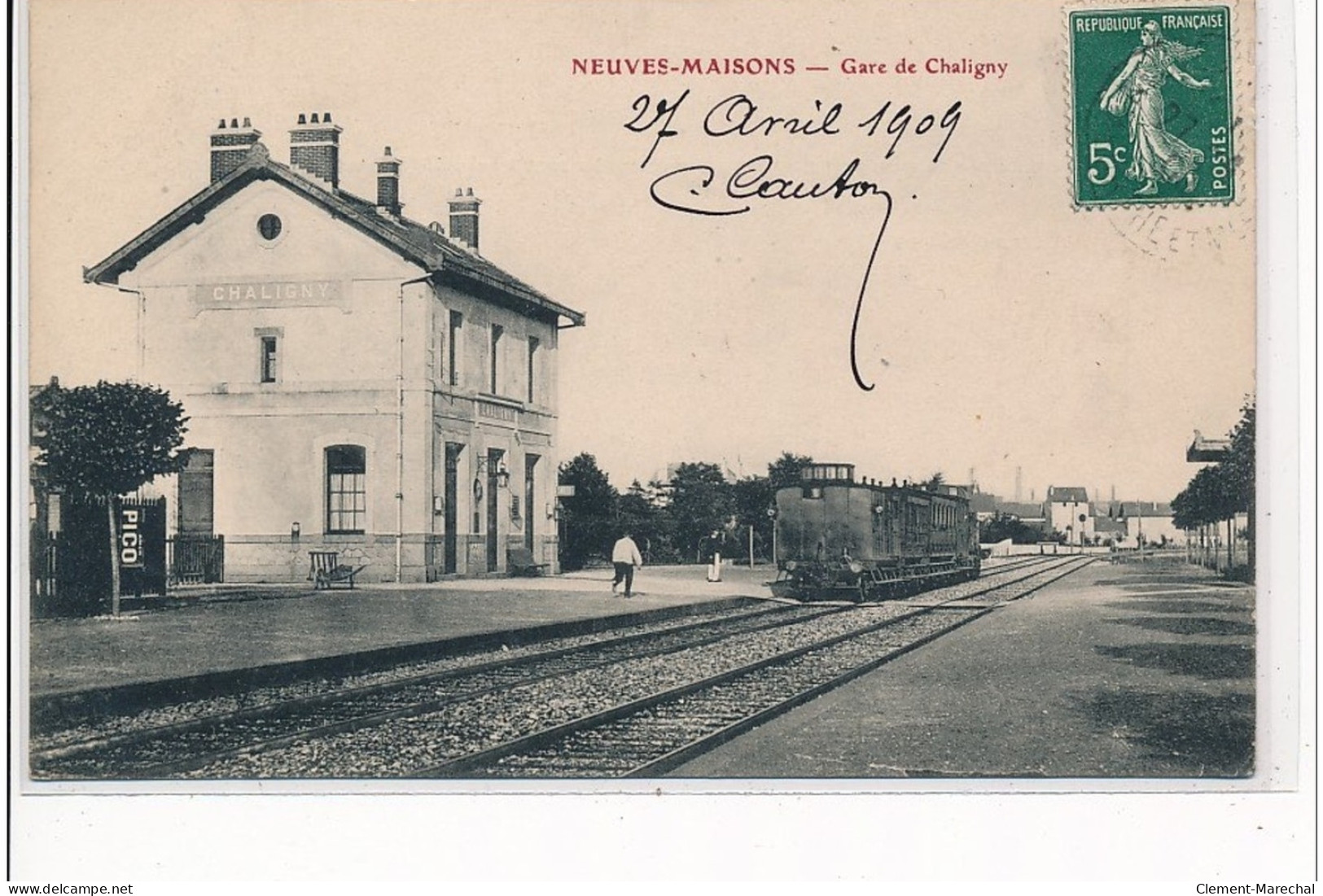 NEUVES MAISONS - Gare De Chaligny - Très Bon état - Neuves Maisons