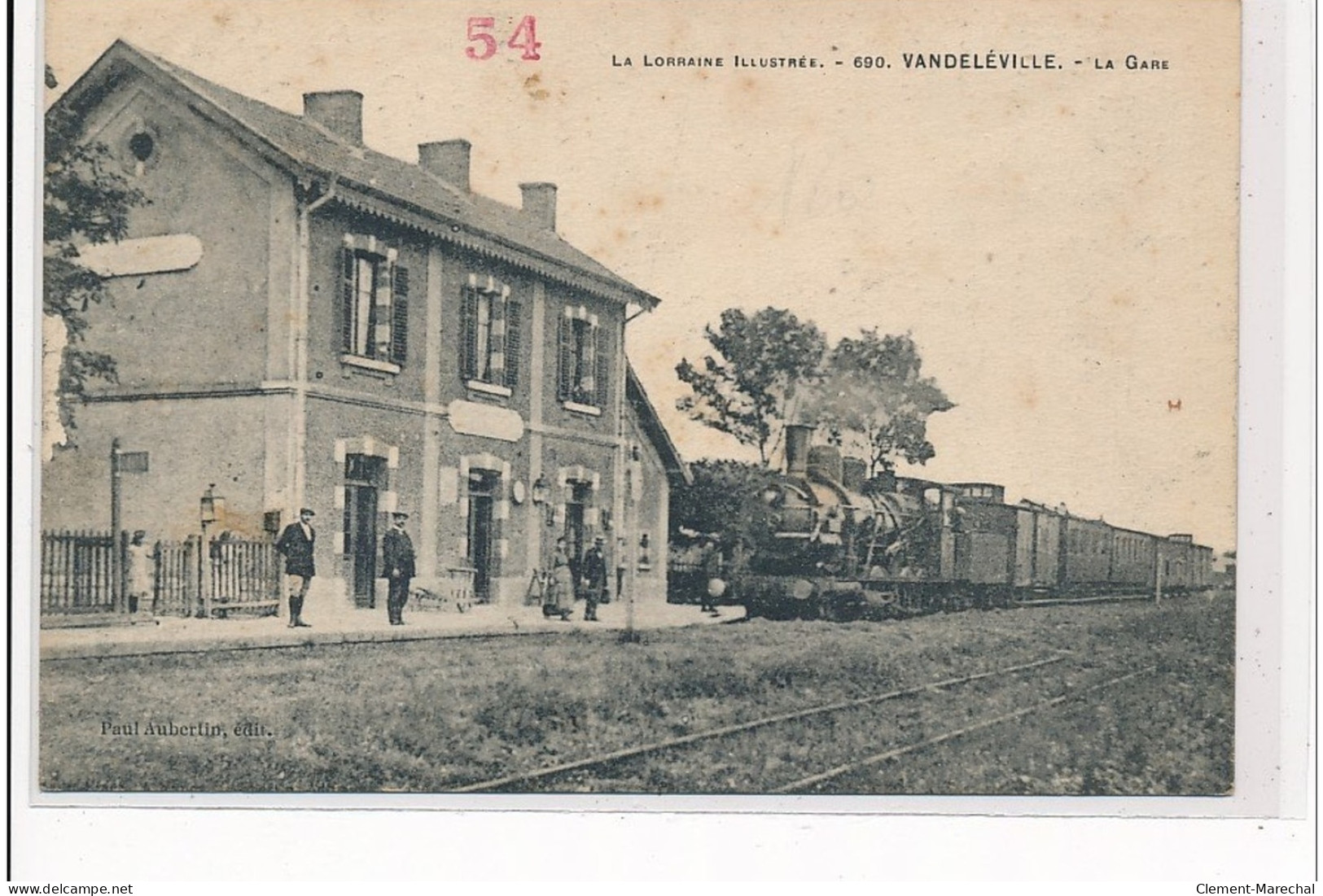 VANDELEVILLE : La Gare - Très Bon état - Sonstige & Ohne Zuordnung