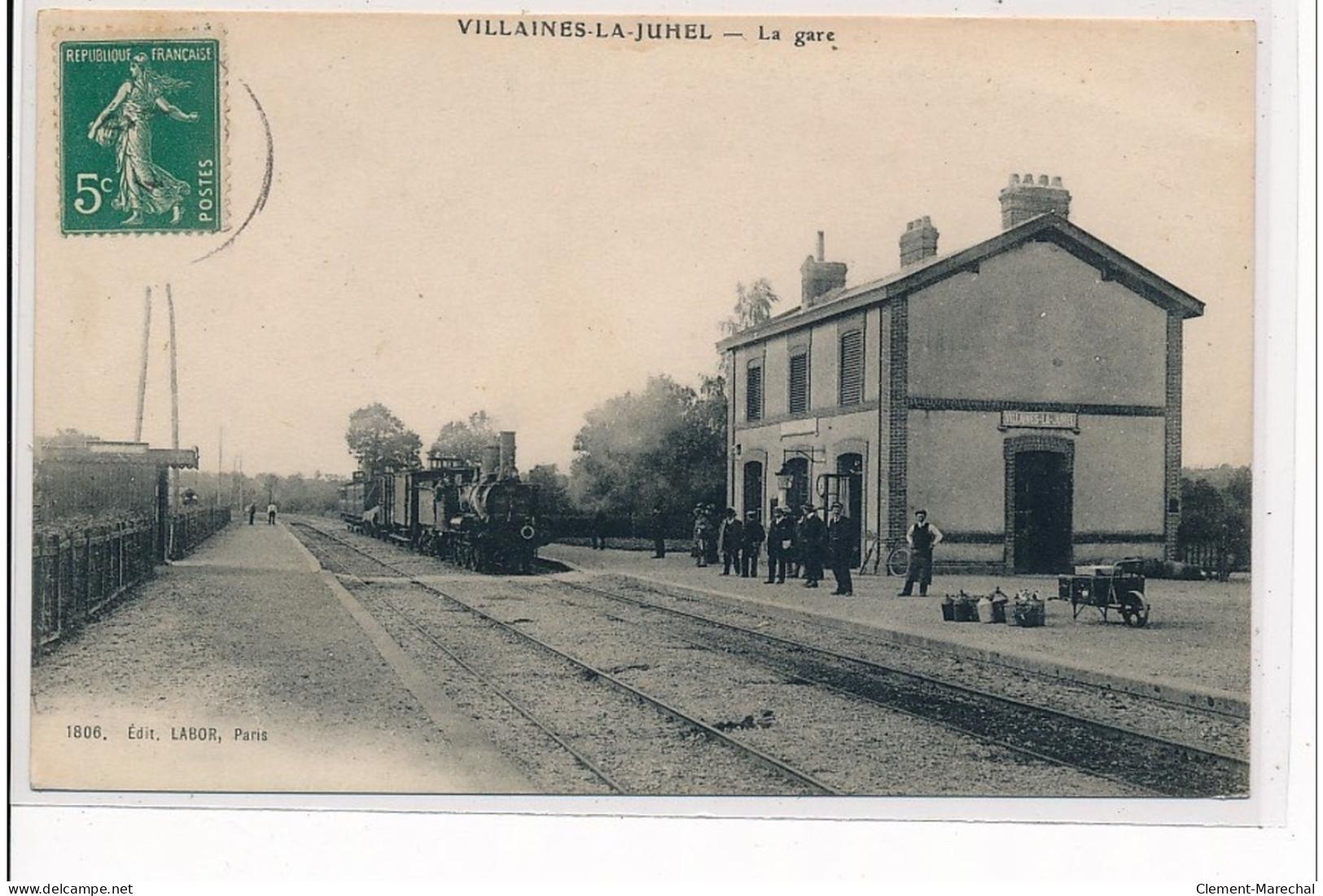 VILLAINES LA JUHEL : La Gare - Très Bon état - Villaines La Juhel