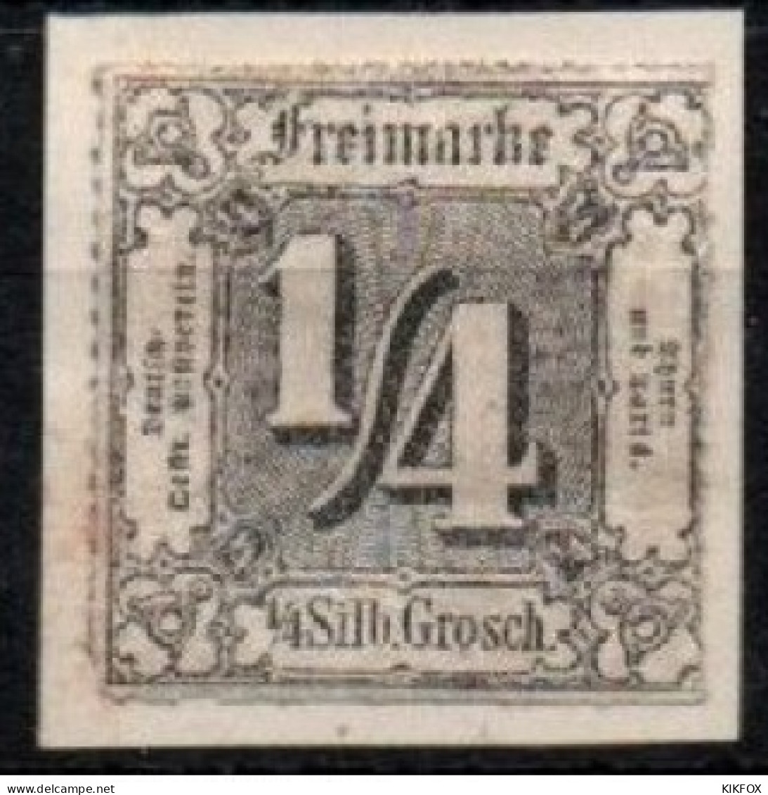 ALTDEUTSCHLAND , THURN UND TAXIS, 1866,  MI 45, 1/4 SILBERGROSCHEN, ZIFFER IM QUADRAT UNGEBRAUCHT, - Nuovi