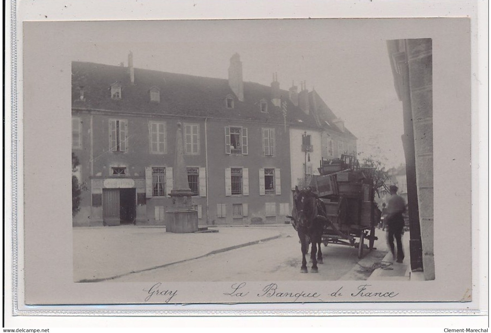 GRAY : Carte Photo De La Banque De France Vers 1910 - Très Bon état - Gray