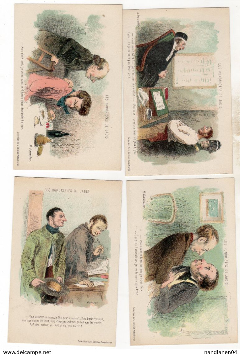 CPA - Illustrateur Daumier Et Gavarni - Les Humoristes De Jadis - 8 Cartes - Chaperon, Jean