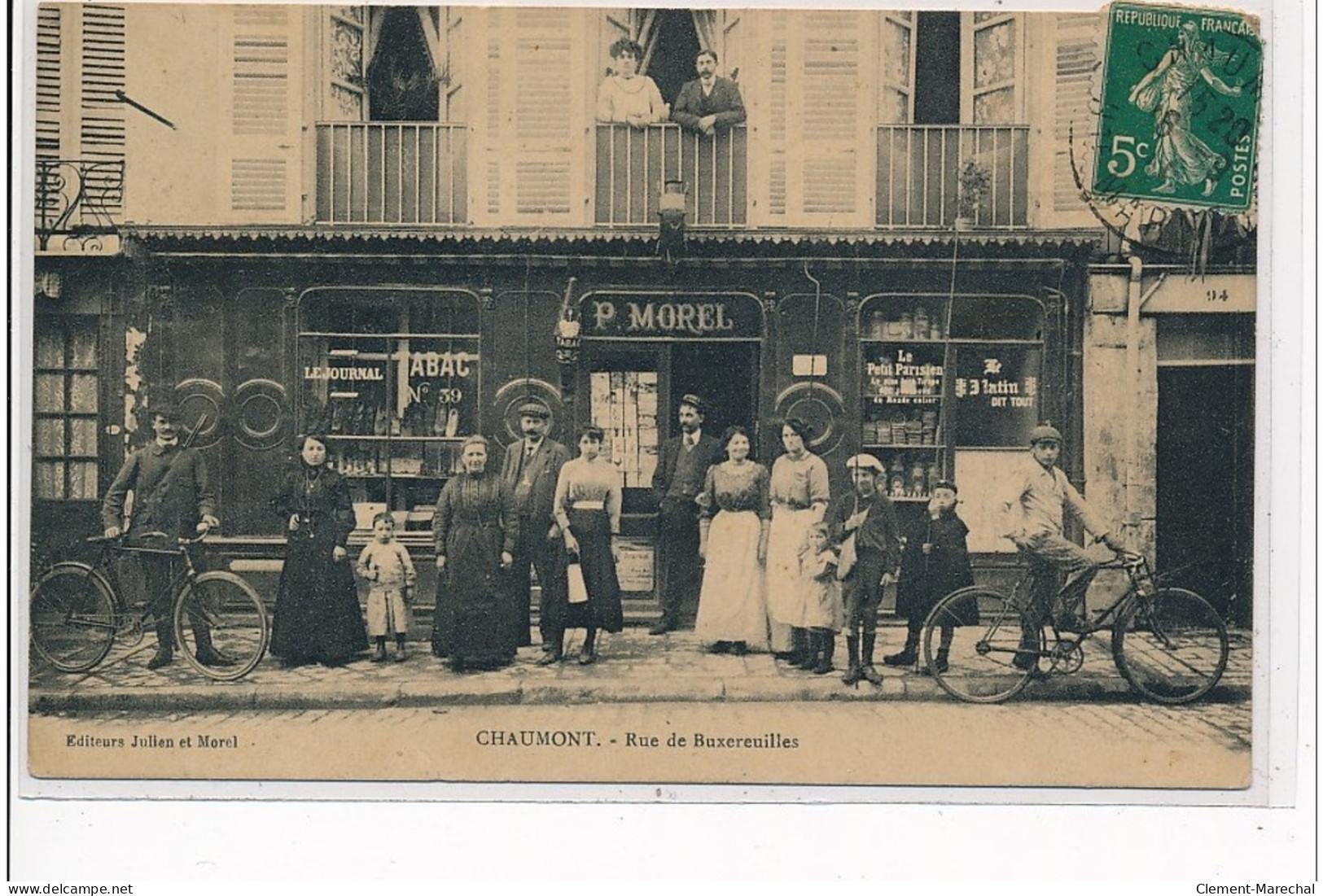 CHAUMONT - Rue De Buxereuilles P. Morel - TABAC - Très Bon état - Chaumont