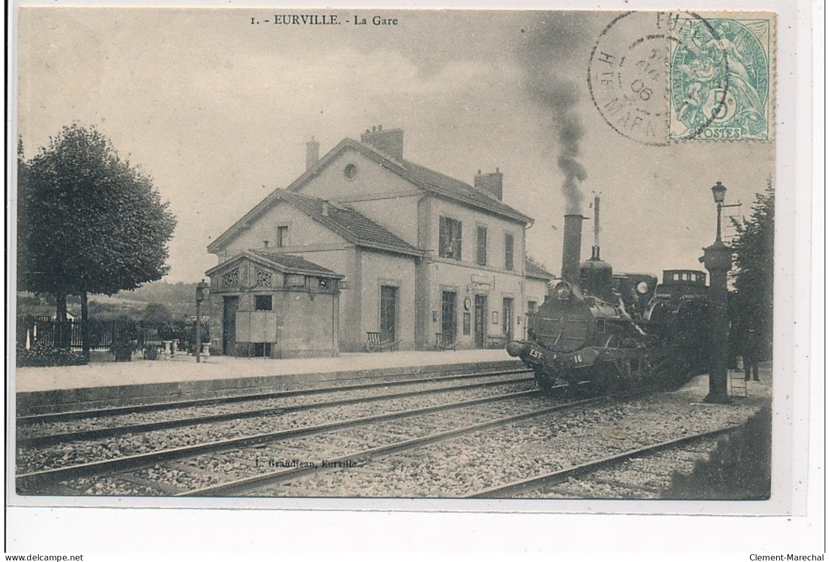 EURVILLE - La Gare - Très Bon état - Other & Unclassified