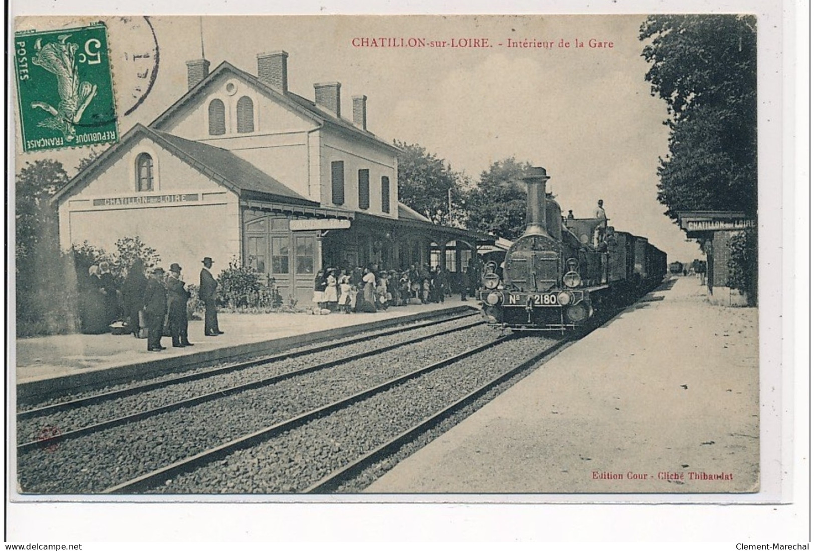 CHATILLON SUR LOIRE - Intérieur De La Gare - Très Bon état - Chatillon Sur Loire