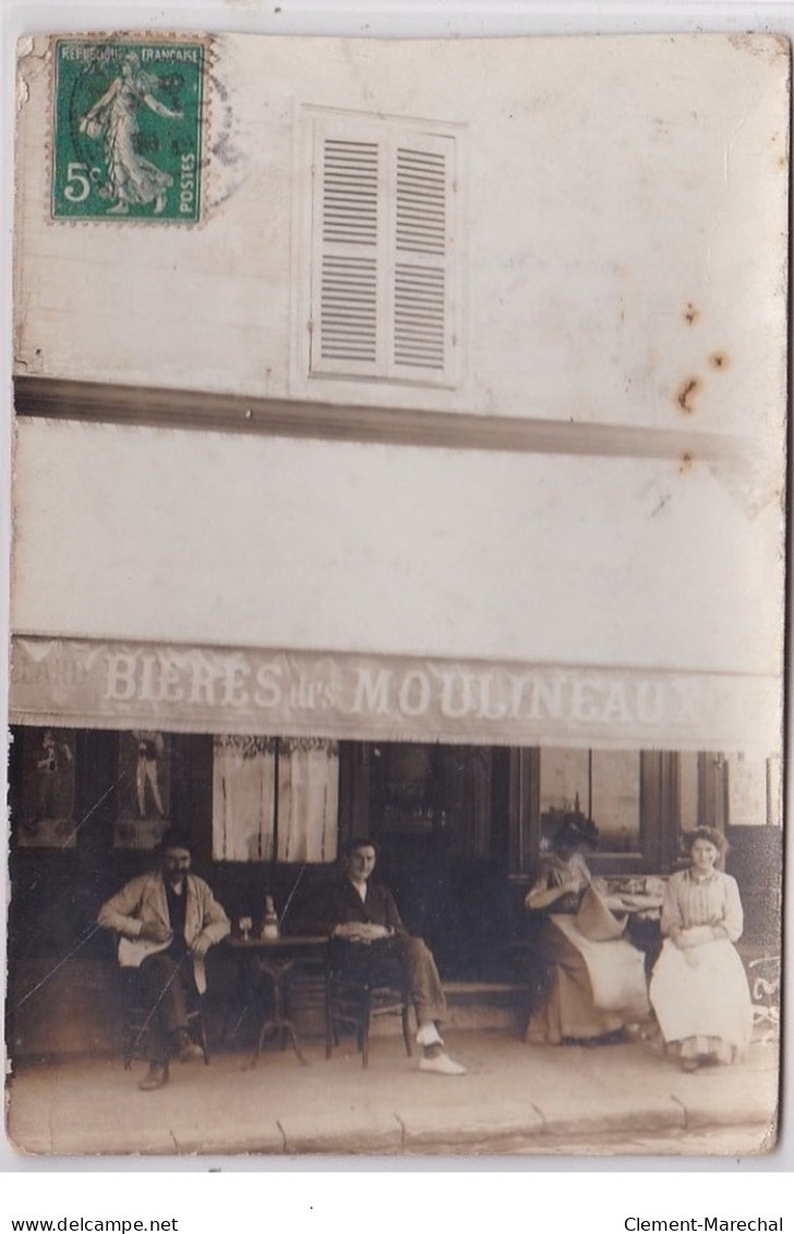 SCEAUX : Carte Photo D'un Café - Très Bon état - Sceaux