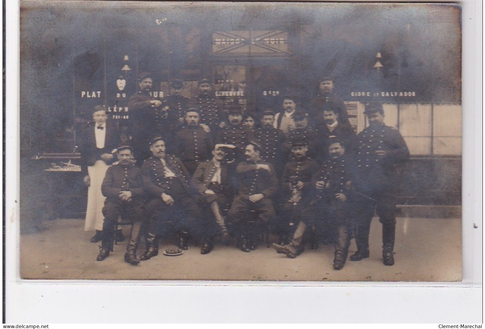 PARIS : Carte Photo Du Café LENOIR (FEBVRE) - Très Bon état - Paris (07)