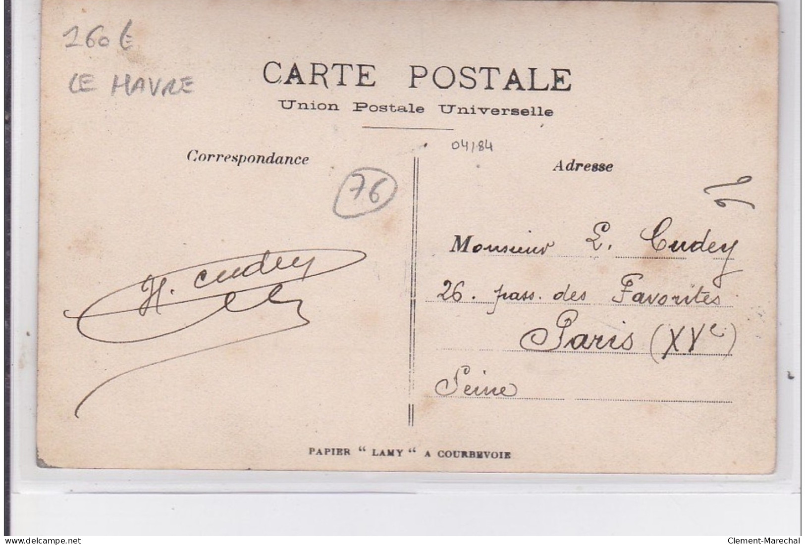 LE HAVRE : Carte Photo D'une Boucherie - Très Bon état - Ohne Zuordnung