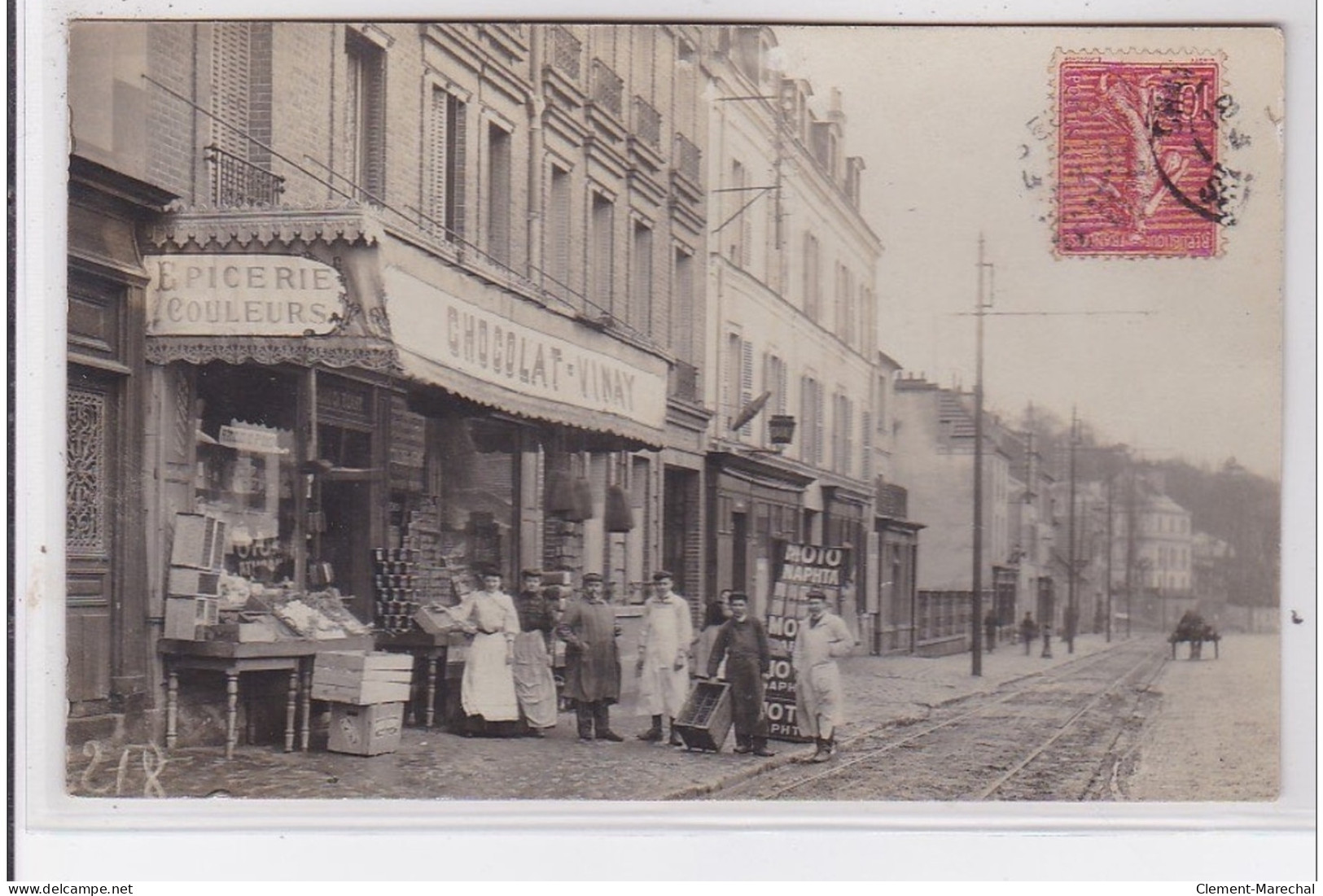 CHARENTON : Carte Photo D'une épicerie - Très Bon état - Charenton Le Pont