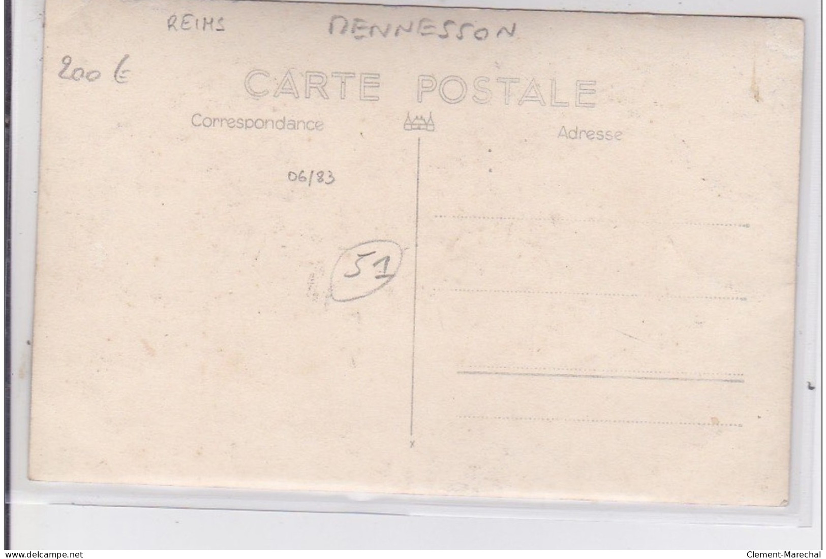 REIMS : Carte Phopto De L'usine MENNESSON (tissus De Reims) Avec Le Personnel - Très Bon état - Reims