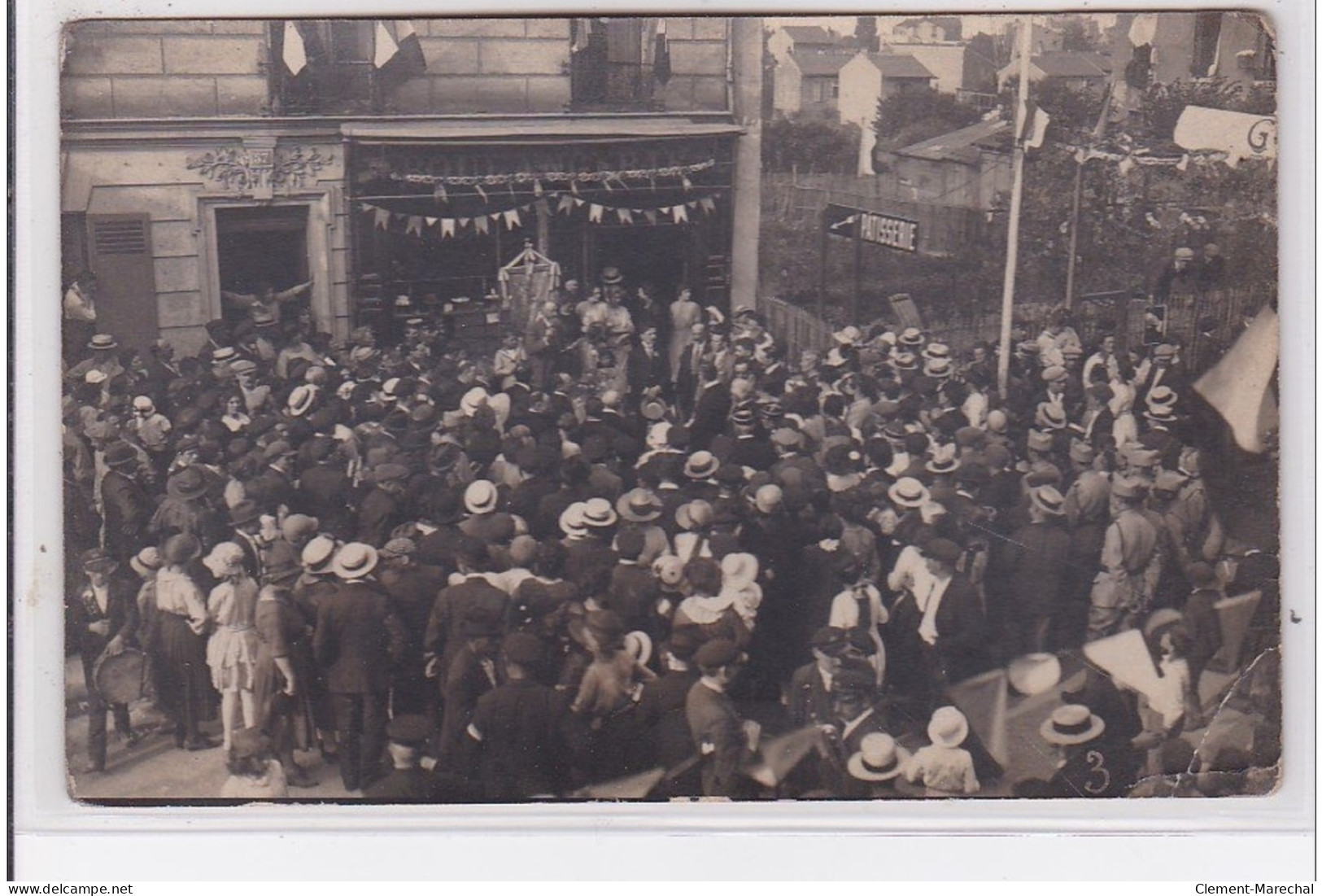 ARGENTEUIL (voir Sartrouville) : Carte Photo D'une Fête """"les Enfants Du Plateau""""- Très Bon état - Argenteuil