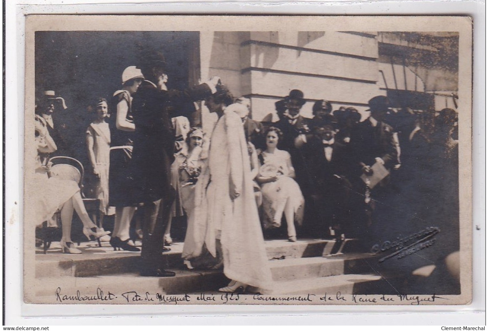 RAMBOUILLET : Carte Photo De La Reine Du Muguet En 1925 - Très Bon état - Rambouillet