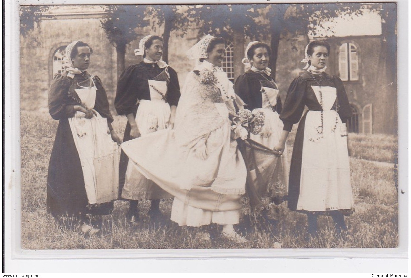 CONCARNEAU : Fête Des Filets Bleus - Carte Photo Vers 1910 (photo Charles)-très Bon état - Concarneau