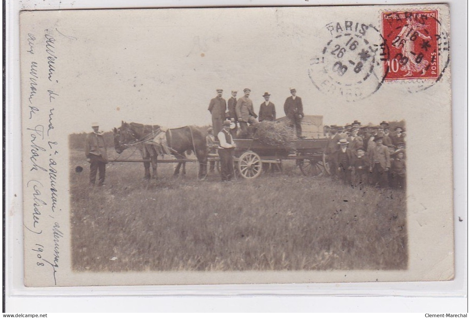 Environs De Forbach : Carte Photo Aviation En 1909 - Très Bon état - Forbach