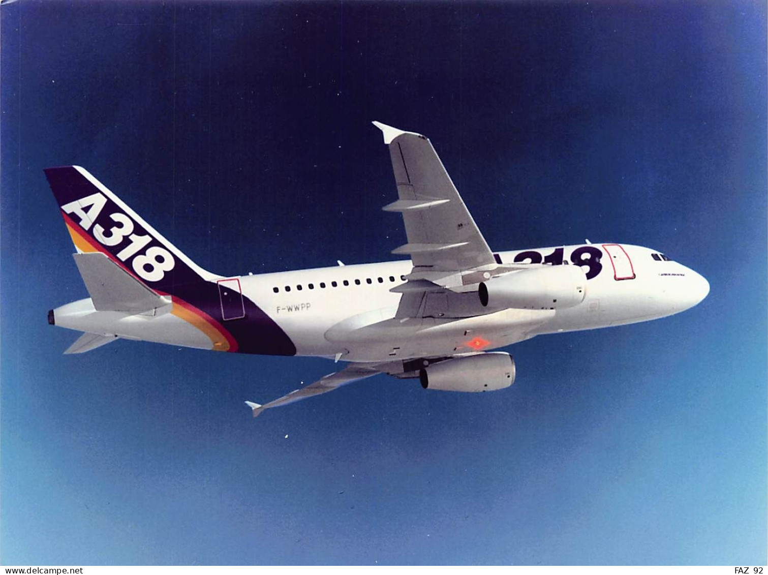 Airbus A318  +/- 180 X 130 Mm. - Photo Presse Originale - Aviation