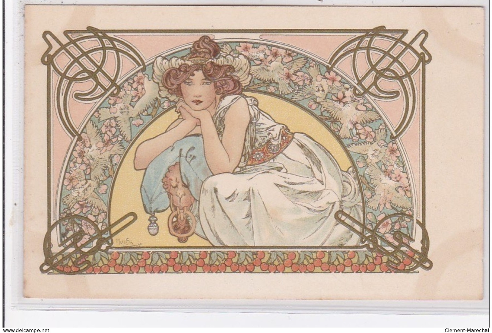 MUCHA Alphonse : Fleur De Cerisier - Bon état (légères Marques D'album) - Mucha, Alphonse