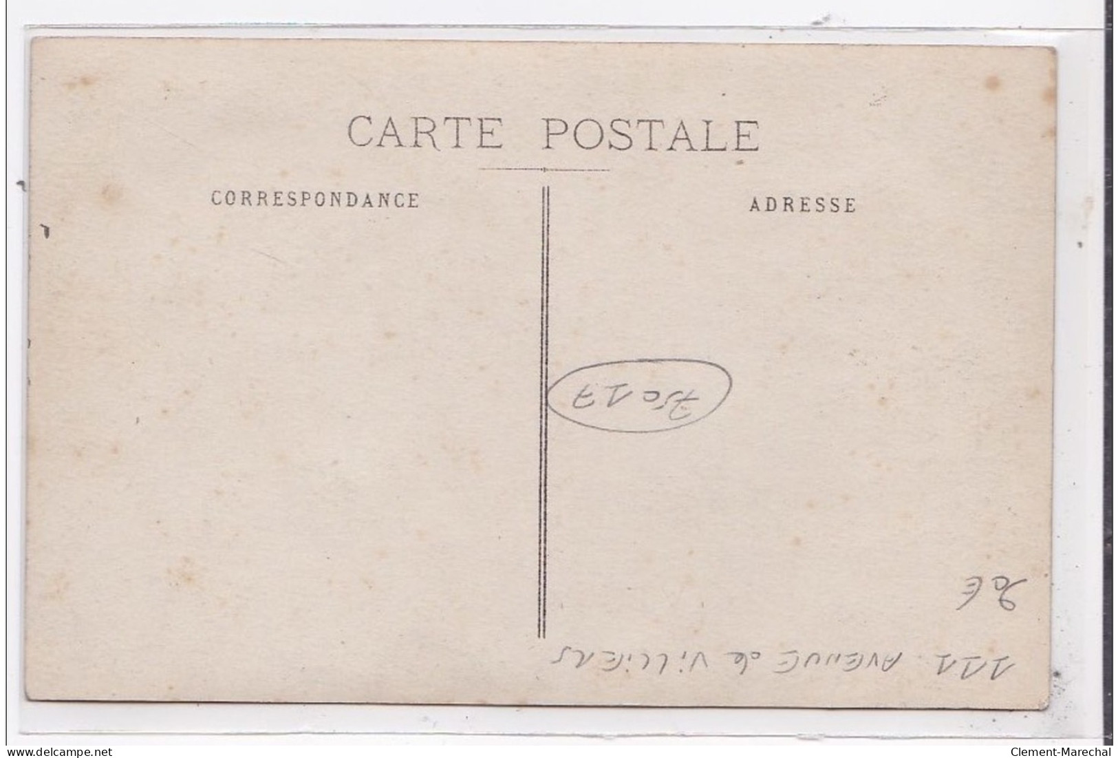 PARIS : Carte Photo D'un Café Au 111 Avenue De Villiers - Très Bon état - Arrondissement: 17