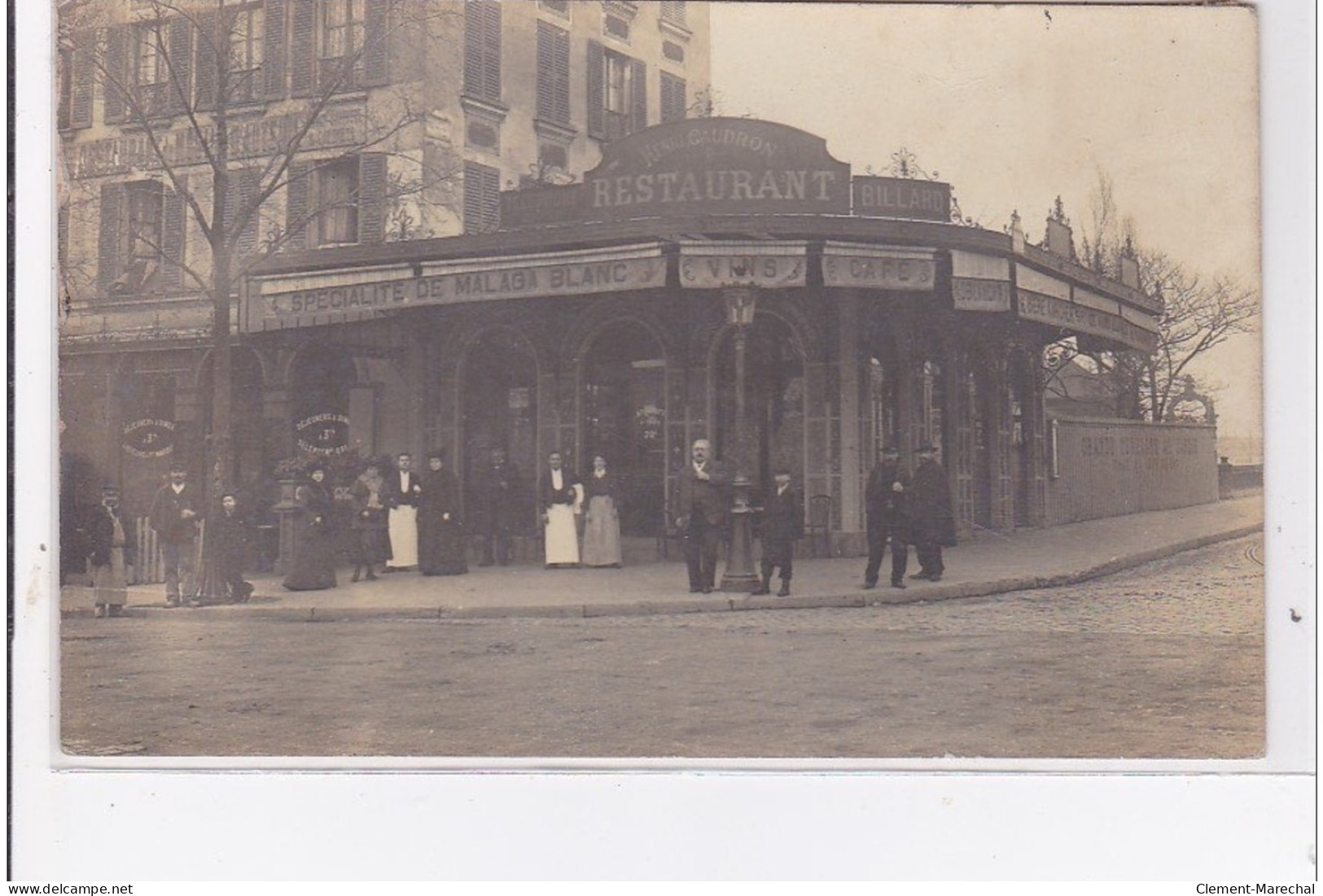 PARIS : Carte Photo Du Restaurant CAUDRON """"au Moulin D'Auteuil"""" (9 Quai De Passy) - Bon état - Arrondissement: 16