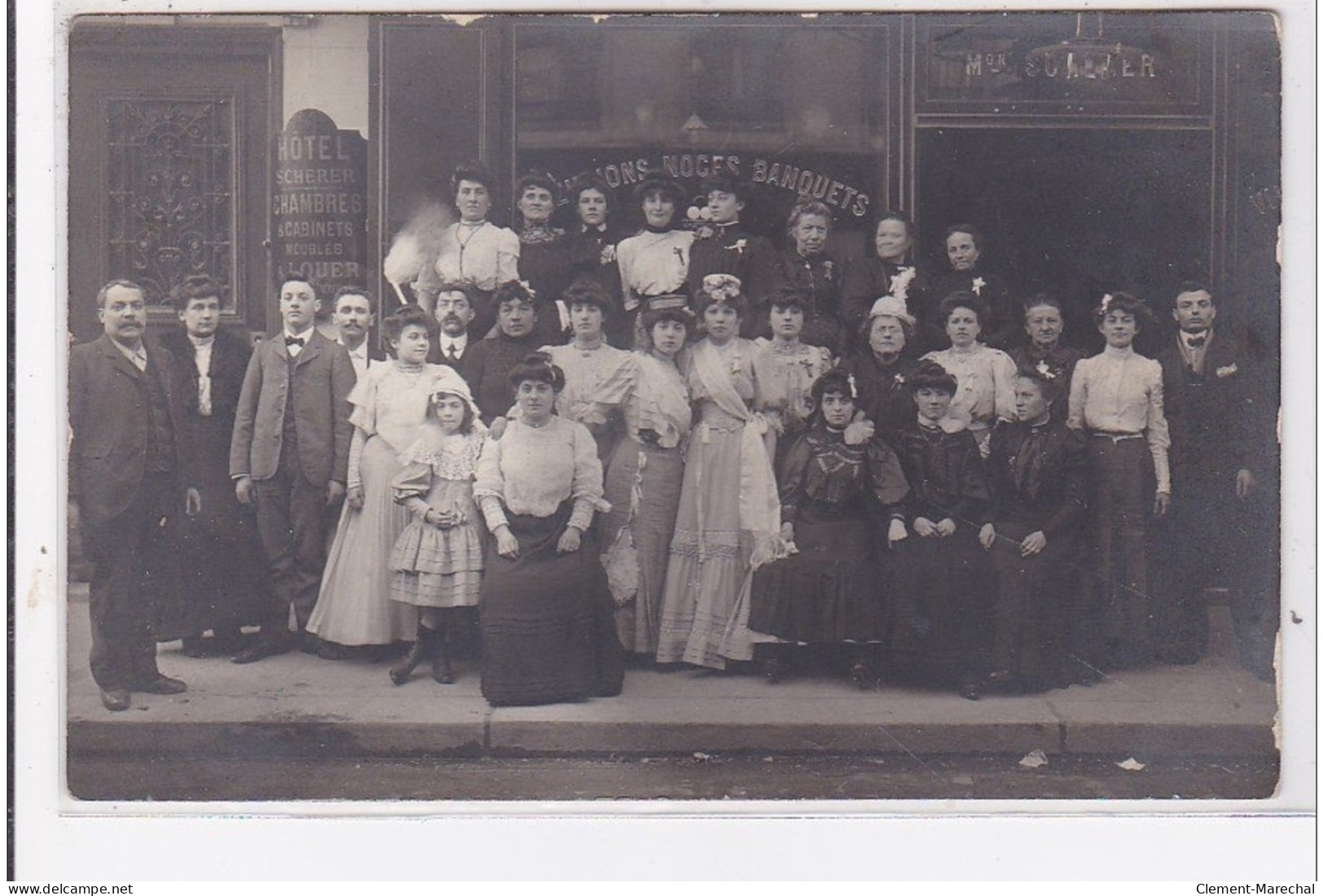 PARIS : Carte Photo De L'hotel Scherer Au 10 Rue Bourdonnais  - Très Bon état - District 01