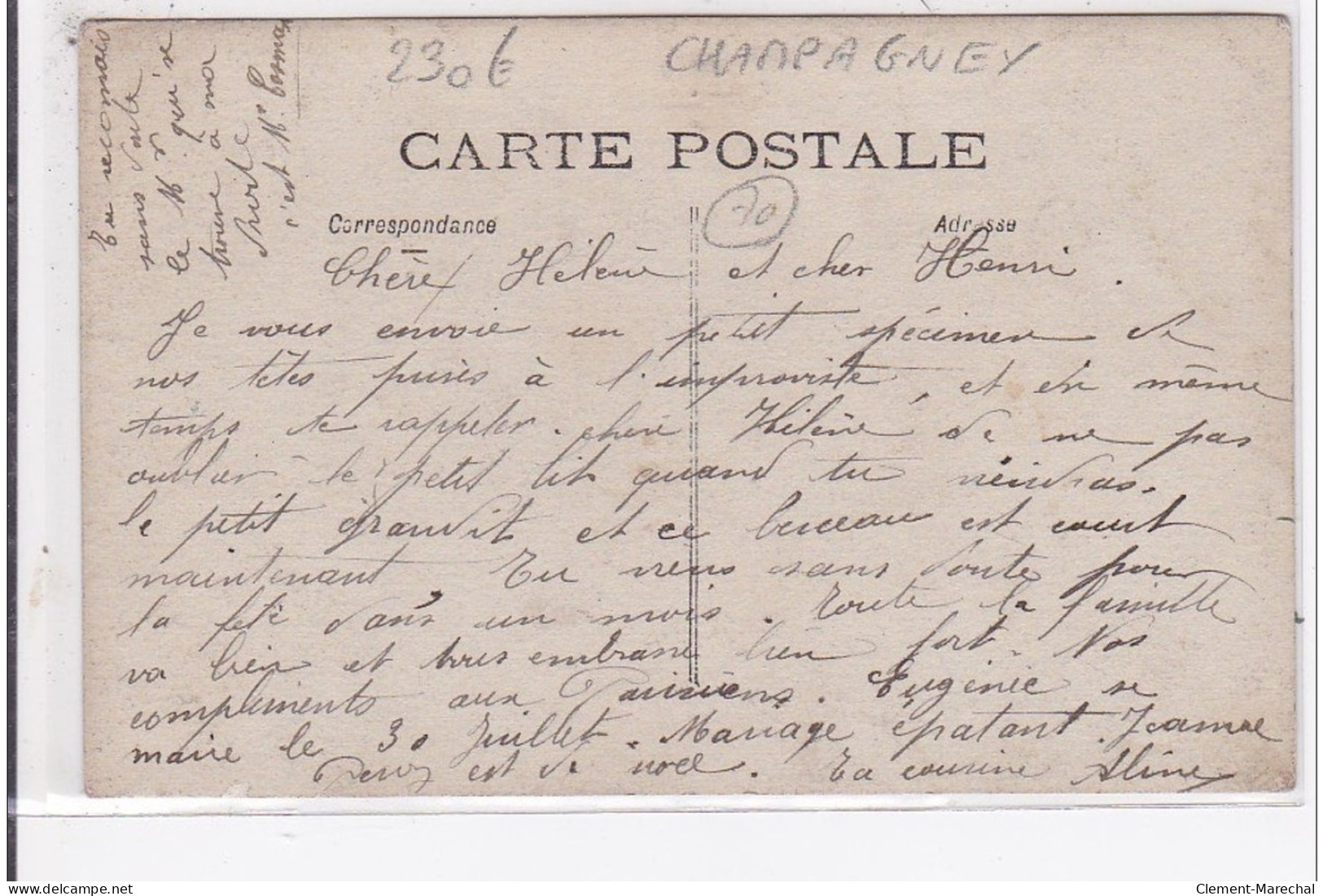 CHAMPAGNEY : Carte Photo Du Café Peroz - Très Bon état - Other & Unclassified