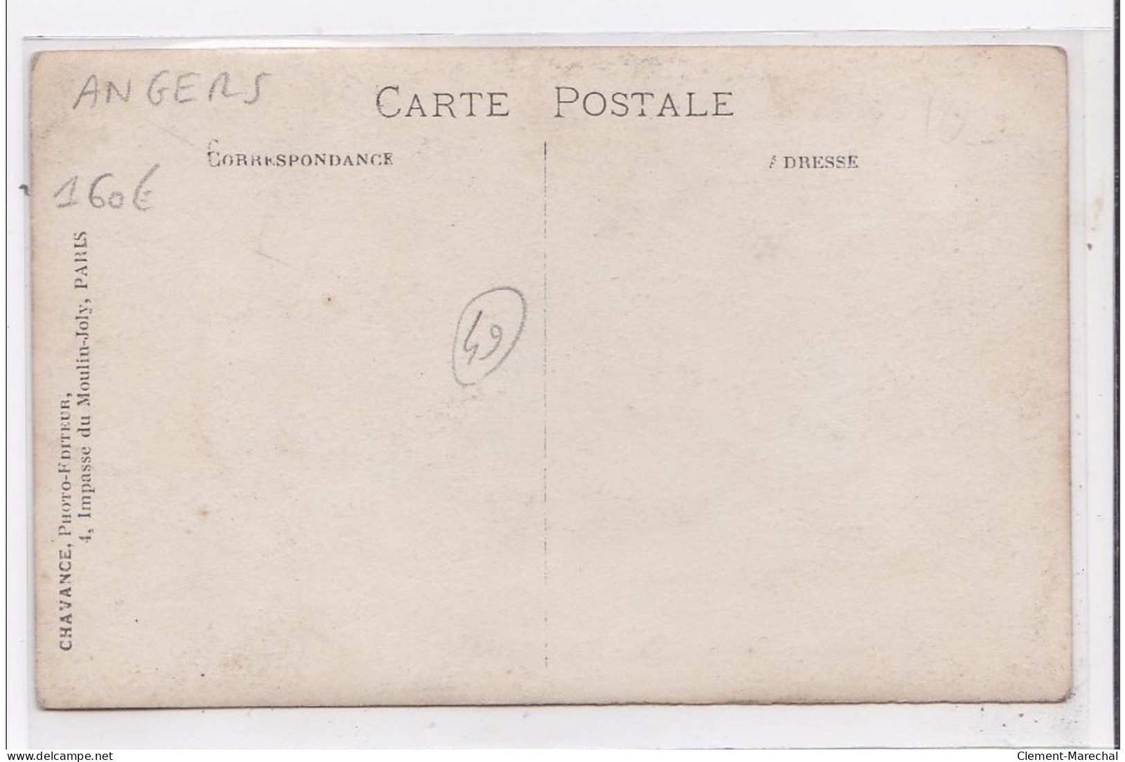 ANGERS : Carte Photo De La Pharmacie Bréheret Et Du Café Du Grand Hotel  - Très Bon état - Angers