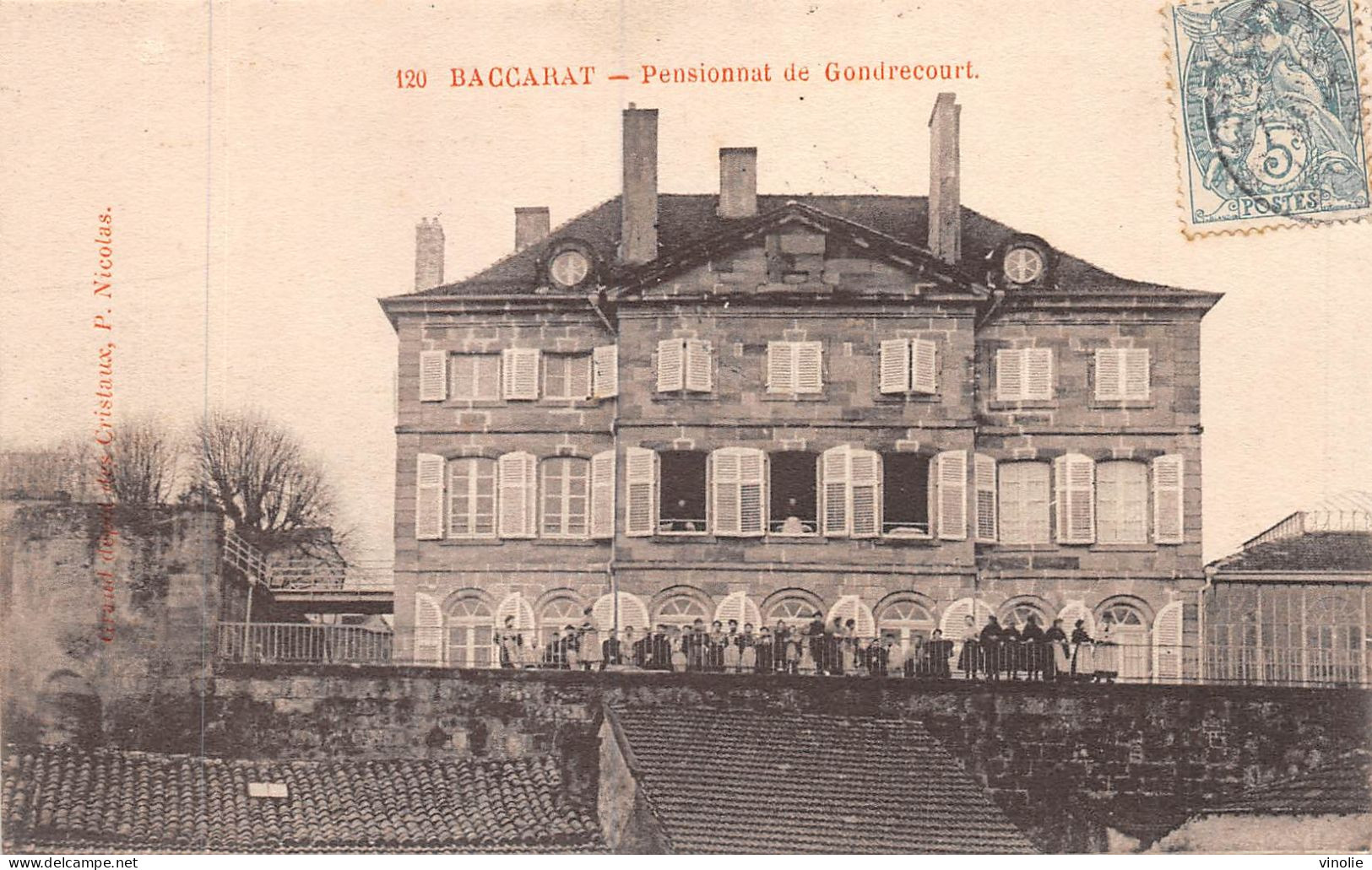 24-5112 : BACCARAT. PENSIONNAT DE GONDRECOURT - Baccarat