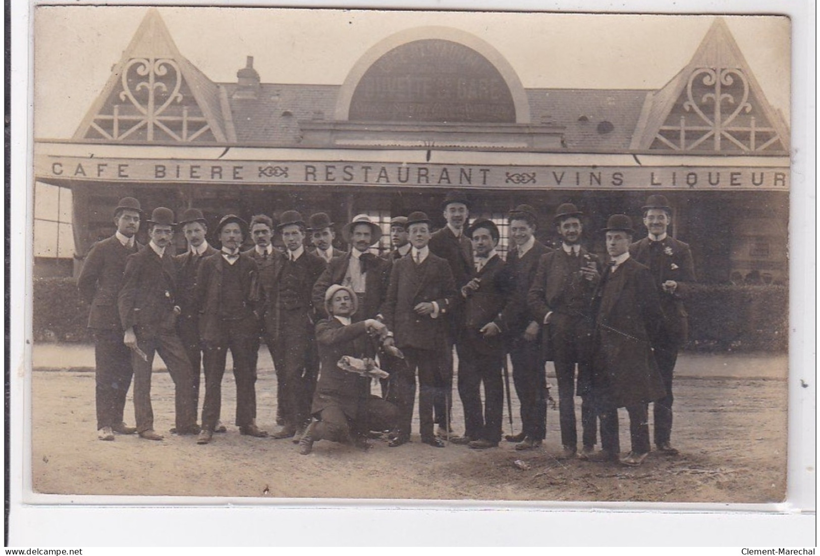 SAINT REMY LES CHEVREUSE : Carte Photo De La Buvette De La Gare (café Restaurant) - Très Bon état - St.-Rémy-lès-Chevreuse