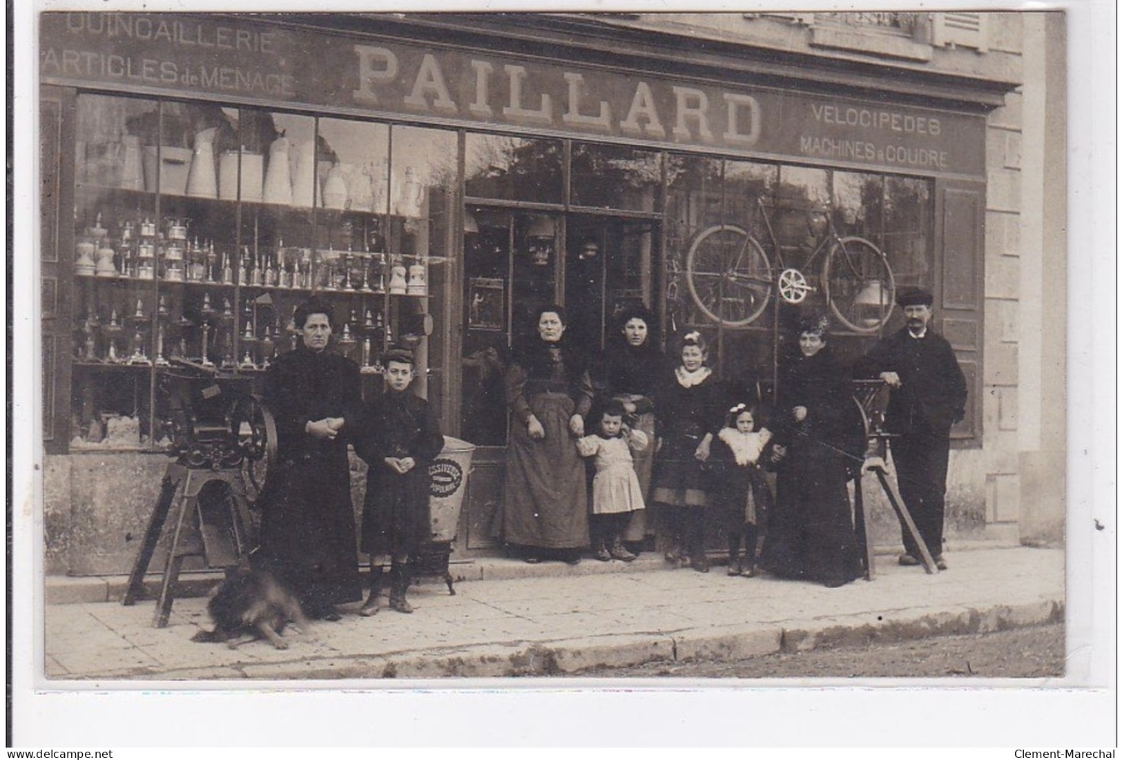 CHATILLON EN BAZOIS : Carte Photo De La Quincaillerie PAILLARD - Très Bon état - Chatillon En Bazois