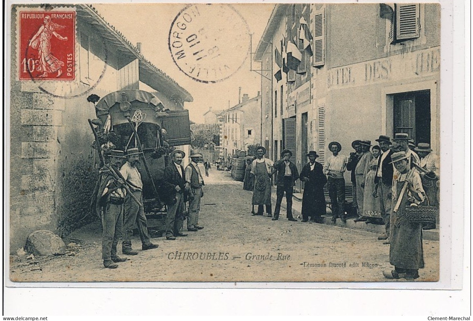 CHIROUBLES : Grande Rue - MARCHAND AMBULANT - Très Bon état - Chiroubles